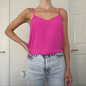 HOT PINK TOPSHOP TANK TOP